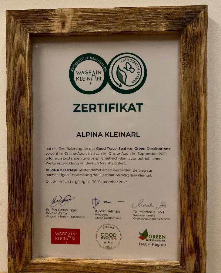 Hotel Alpina Kleinarl Luaran gambar